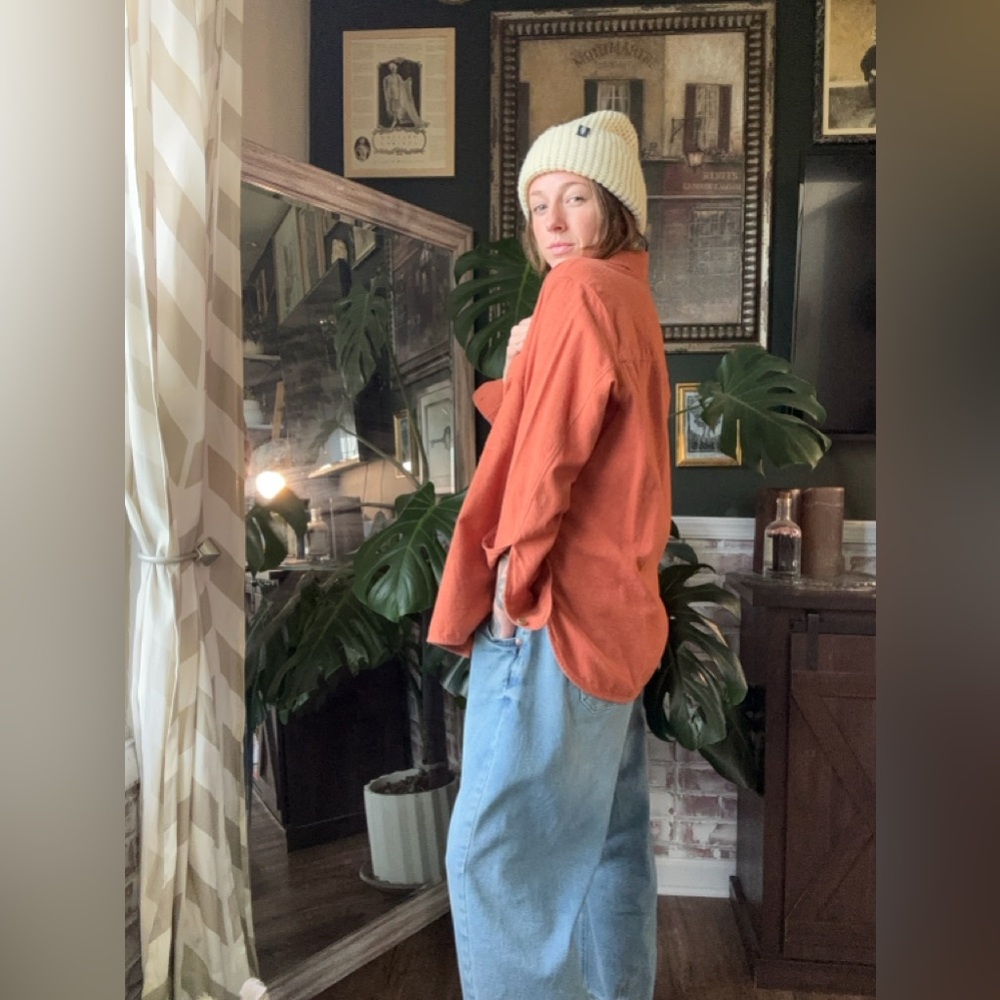 Everlane French Terry Heavyweight Button Down